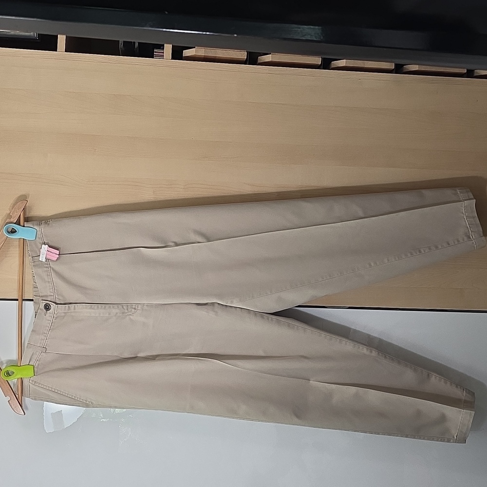 LL Bean Womens 16T Beige Khaki Pants, Preloved Early 2000s‎